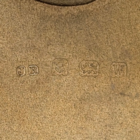 1946 British Vintage Solid Silver Cigarette Case 58g John Rose