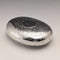 1903 British Antique Sterling Silver Pebble Shaped Snuff Box 71g Deakin&Francis