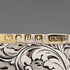 1856 English Antique Solid Silver Card Case 65g Charles Washington Shirley Deakin
