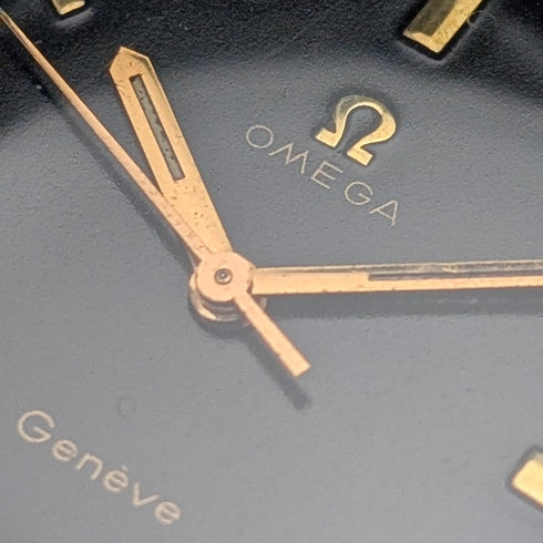 Circa 1970 Omega Men's Mechanical Wristwatch Ref. 131.019SP Cal. 601 Black Dial Good Working Condition