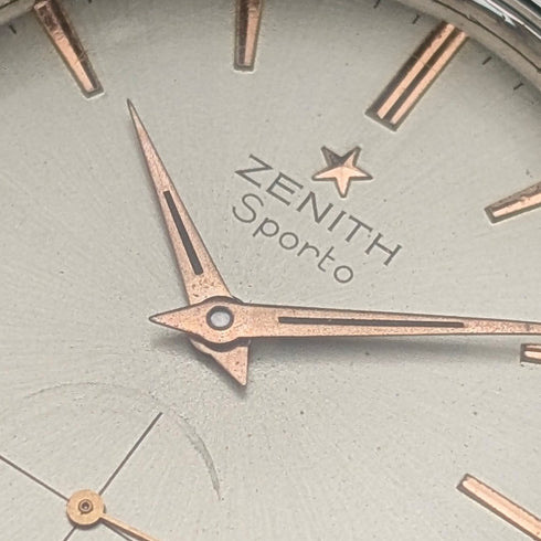 Circa 1964 Zenith Sport Men's Mechanical Watch Cal. 40-T Stainless Steel Case Good Working Condition