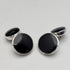 Vintage Sterling Silver & Onyx Cufflinks and Studs Set of 6 in a Case