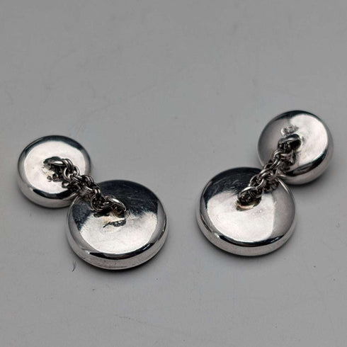 Vintage Sterling Silver & Onyx Cufflinks and Studs Set of 6 in a Case