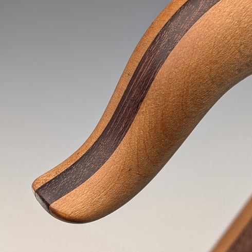 ヴィンテージ ロングステッキ 八角形シャフト&ツートーン・ウッドハンドル 杖 133cm