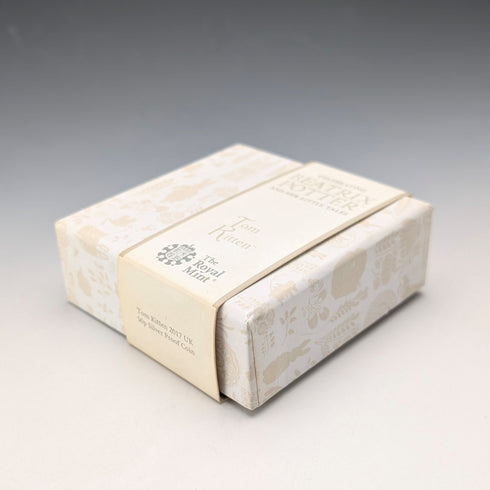 英国 ビアトリクス・ポター 生誕150年記念 「子猫のトム」50ペンス記念銀貨 RoyalMint ケース・説明書付
