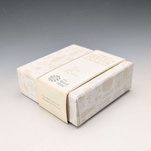 英国 ビアトリクス・ポター 生誕150年記念 「子猫のトム」50ペンス記念銀貨 RoyalMint ケース・説明書付
