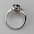 Vintage Large Purple Stone Sterling Silver Ring (US Size 7 3/4)