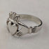 Vintage Irish Traditional Claddagh Ring Sterling Silver Ring (US Size 6)