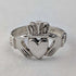 Vintage Irish Traditional Claddagh Ring Sterling Silver Ring (US Size 6)