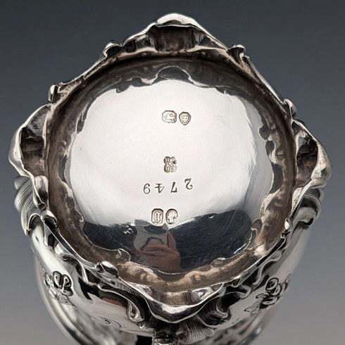 1862年 英国アンティーク 純銀製 マグカップ 192g Edward & John Barnard