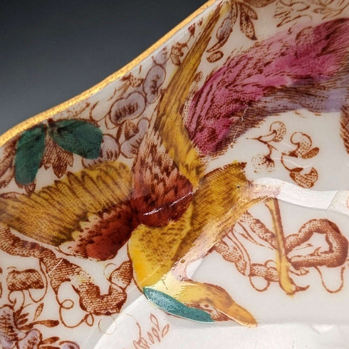 British Vintage Royal Crown Derby "Old Avesbury" Bone China Mini Tray