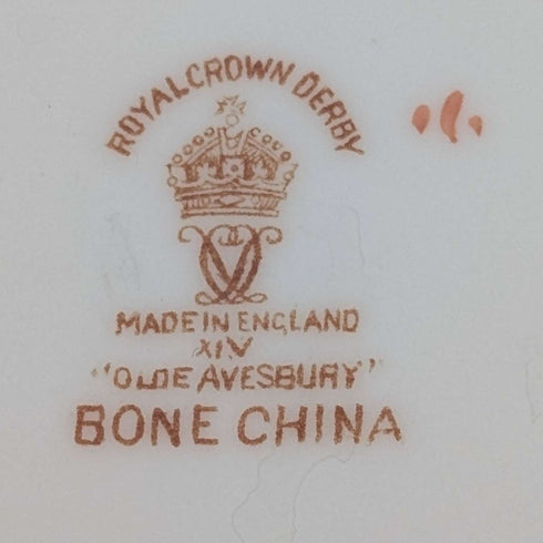 British Vintage Royal Crown Derby "Old Avesbury" Bone China Mini Tray
