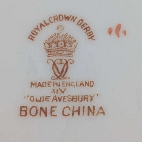 British Vintage Royal Crown Derby "Old Avesbury" Bone China Mini Tray