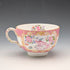 English Vintage Minton Pink Cockatrice Teacup Trio