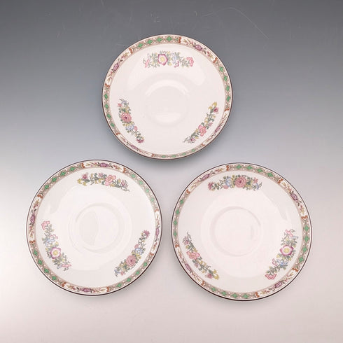 英国ヴィンテージ ウェッジウッド「クタニ・クレーン」カップ&ソーサー 3セット②