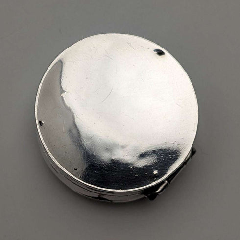 1899 British Antique Sterling Silver Small Pill Box 5.9g M Bros