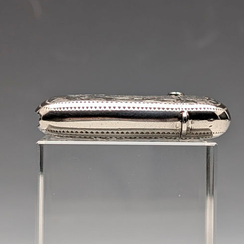 1903 British Antique Sterling Silver Vesta Case 21g Joseph Gloster