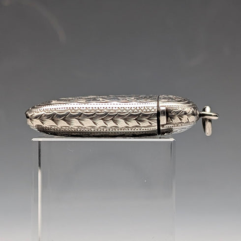 1896年 英国アンティーク 純銀製 ヴェスタケース 31g J. Wilmot