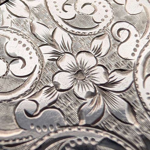 1896 English Antique Sterling Silver Vesta Case 31g J. Wilmot