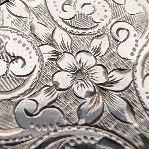 1896年 英国アンティーク 純銀製 ヴェスタケース 31g J. Wilmot
