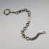 Vintage Silver Plated Fancy Link Albert Chain with Bolt Ring Clasps