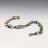 Vintage Silver Plated Fancy Link Albert Chain with Bolt Ring Clasps