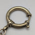 Vintage Silver Plated Fancy Link Albert Chain with Bolt Ring Clasps
