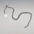 1889 British Antique Sterling Silver Albert Chain 50g Sterling Silver Medal Fob