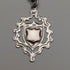 1889 British Antique Sterling Silver Albert Chain 50g Sterling Silver Medal Fob