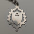 1889 British Antique Sterling Silver Albert Chain 50g Sterling Silver Medal Fob