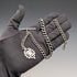 1889 British Antique Sterling Silver Albert Chain 50g Sterling Silver Medal Fob