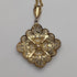 ドイツヴィンテージ 純銀ギルト フィリグリー ペンダント 新品チェーン付き