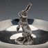 US Vintage Silverplate Rabbit Sculpture Accessory Tray Reed & Barton