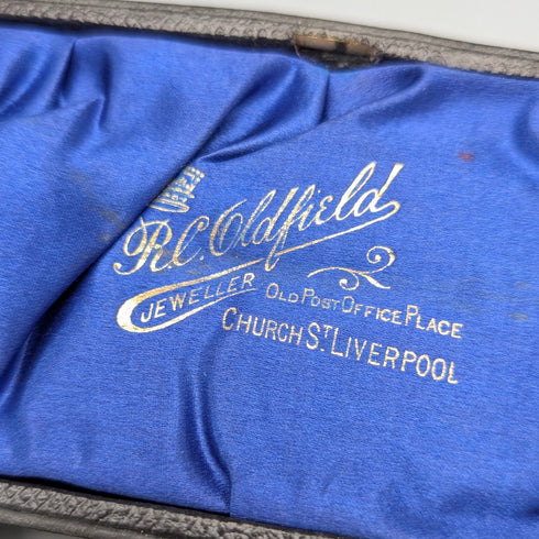 1905年 英国アンティーク 純銀製 クリスニングスプーン 37g Atkin Brothers ケース入