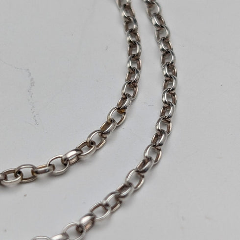 英国ヴィンテージ マッキントッシュローズ 純銀ペンダント 純銀ネックレス ケース付き