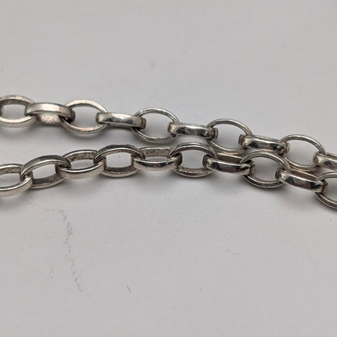 英国ヴィンテージ 純銀製 マッキントッシュローズ ドロップネックレス ケース付き