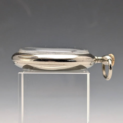 1920年頃 アンティーク オメガ 懐中時計 合金ケース オープンフェース 動作良好