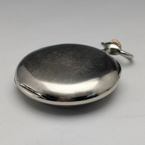 1920年頃 アンティーク オメガ 懐中時計 合金ケース オープンフェース 動作良好