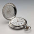 c. 1912 Antique Longines Pocket Watch Art Nouveau Engraving Sterling Silver Hunter Case Good Working Order