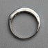 Vintage Purple Stone Half Eternity Sterling Silver Ring (US Size 7)