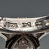 Vintage Cubic Zirconia Solitaire Sterling Silver Ring (JP size 11)