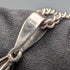 Vintage Teardrop Red Stone Pendant with Chain