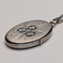 British Vintage Floral Engraved Sterling Silver Locket Pendant with Sterling Silver Chain Total 15.7g