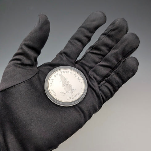 1998年 英国ジブラルタル クラウン銀貨 「ピーターラビット」PobjoyMint ケース・説明書付