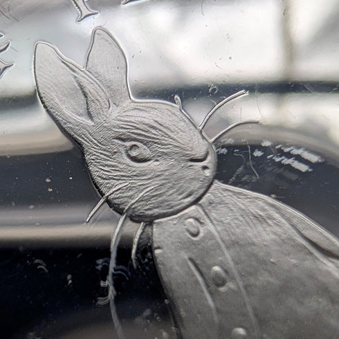 1997年 英国ジブラルタル クラウン銀貨 「ピーターラビット」PobjoyMint ケース・説明書付