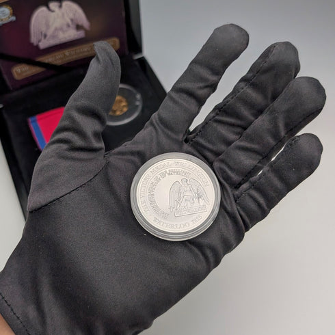 「ワーテルローの戦い」 勝利200周年記念 金貨・銀貨・復刻メダル 3種セット
