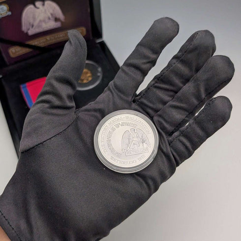 「ワーテルローの戦い」 勝利200周年記念 金貨・銀貨・復刻メダル 3種セット