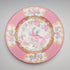 English Vintage Minton Pink Cockatrice Teacup Trio