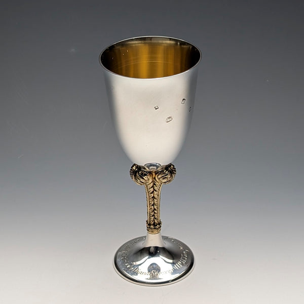1981 UK Royal Wedding Commemorative Sterling Silver Goblet 207g St James House Company