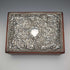 British Sterling Silver Victorian Ornate Wooden Jewelry Box by Carr's of Sheffield